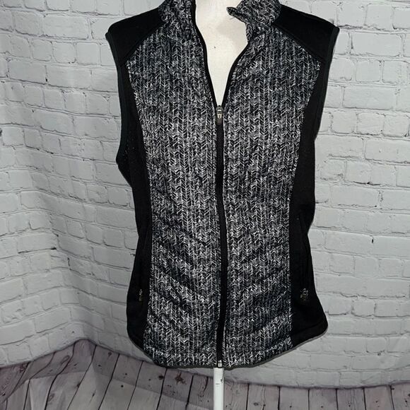 MNY black and white Vest - L - Picture 1 of 6